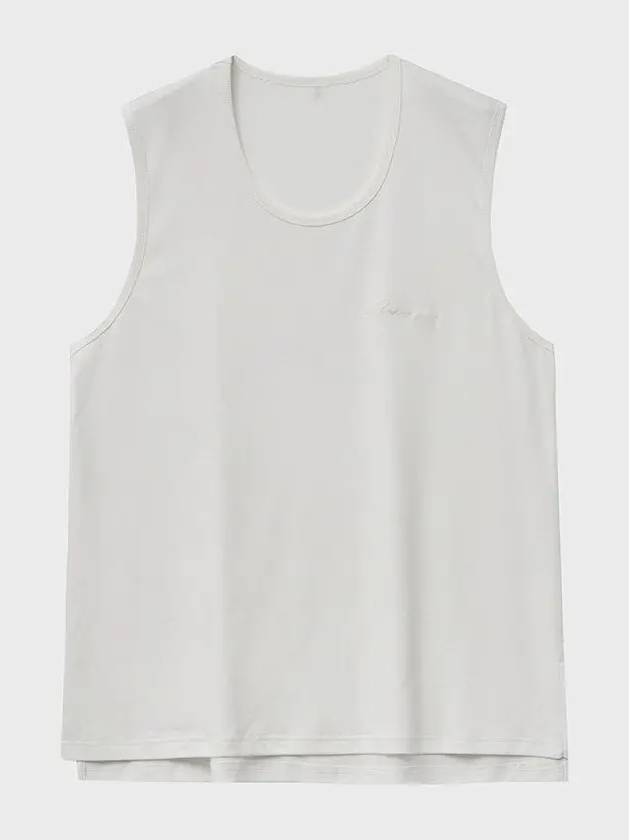 Cotton Regular Sleeveless White - NOIRER - BALAAN 3