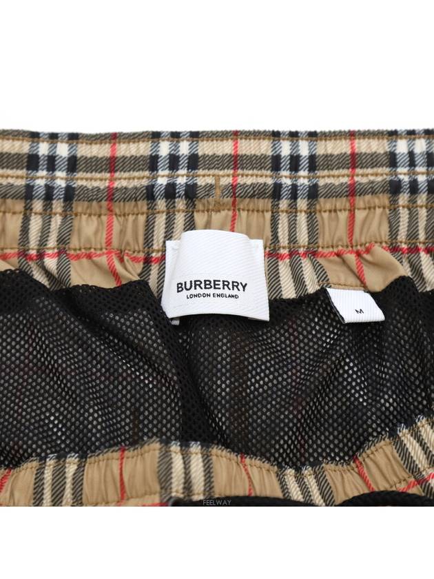 Men Daejeon Used Luxury Goods 8017295 Check Classic Swim Pants Swimsuit M - BURBERRY - BALAAN 4