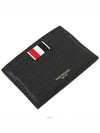 Card wallet three stripe tab pebble grain business MAW031L - THOM BROWNE - BALAAN 8