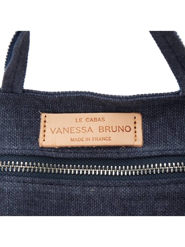 Cabas Mini Tote Bag Denim - VANESSA BRUNO - BALAAN 10