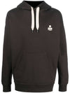 Malek Logo Hoodie Black - ISABEL MARANT - BALAAN 2