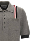 Fun Mix Jersey Stitch Knitted Polo Shirt - THOM BROWNE - BALAAN 4