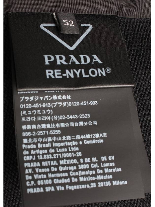 Re nylon gabardine hooded zip up - PRADA - BALAAN 8