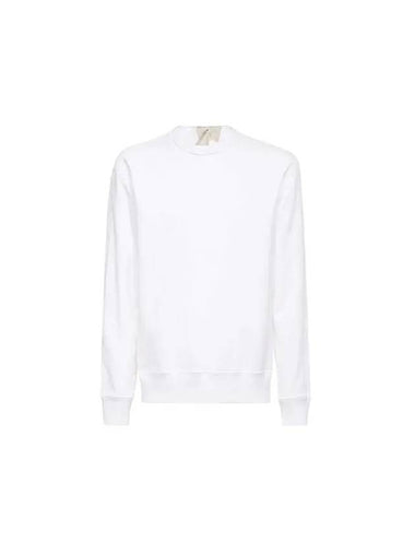 Men's Logo Patch Cotton Sweatshirt White - TEN C - BALAAN 1