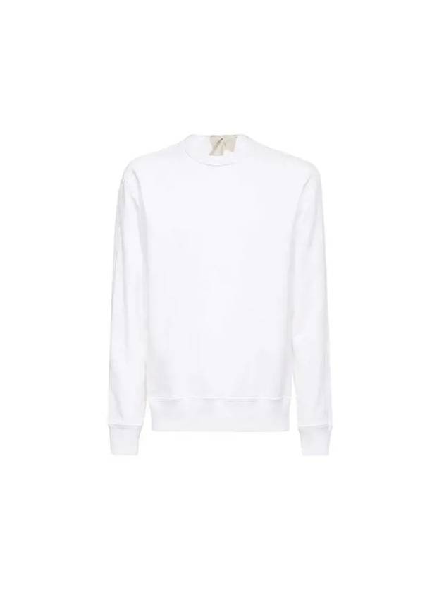 Men's Logo Patch Cotton Sweatshirt White - TEN C - BALAAN 1