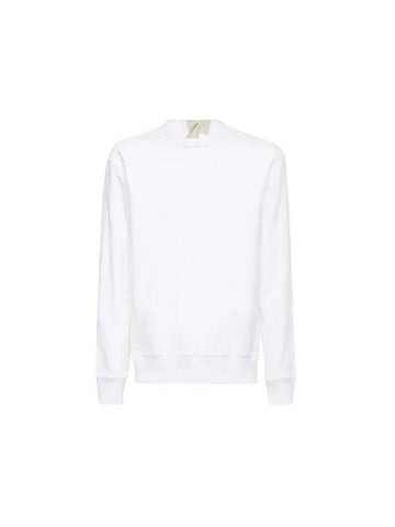 Men's Logo Patch Cotton Sweatshirt White - TEN C - BALAAN 1