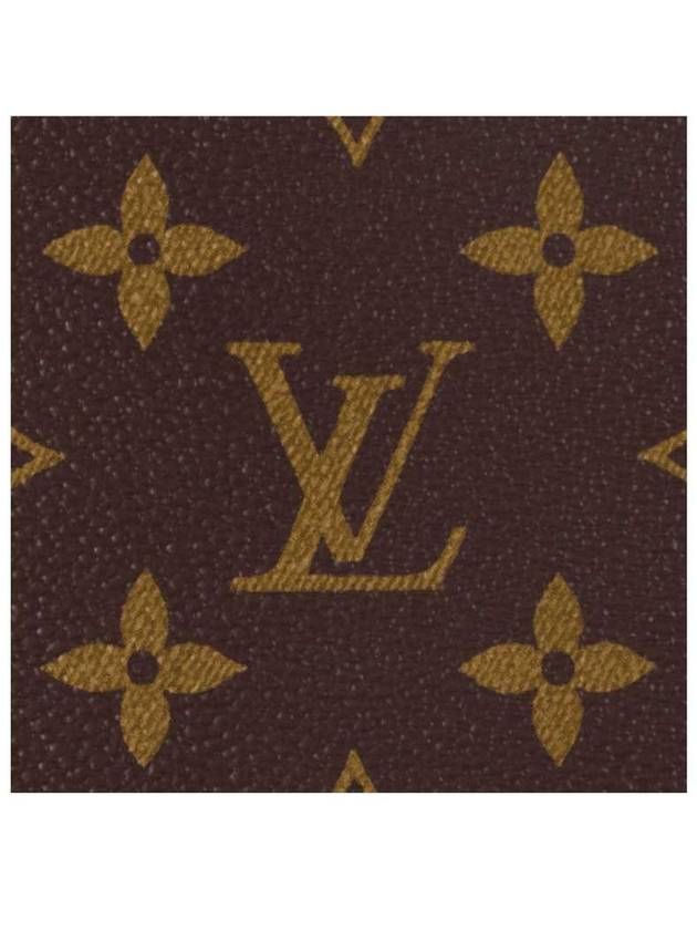 Poche Toilet Monogram Canvas Pouch Bag Brown - LOUIS VUITTON - BALAAN 4