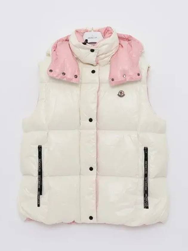 Luzule Down Vest White - MONCLER - BALAAN 2