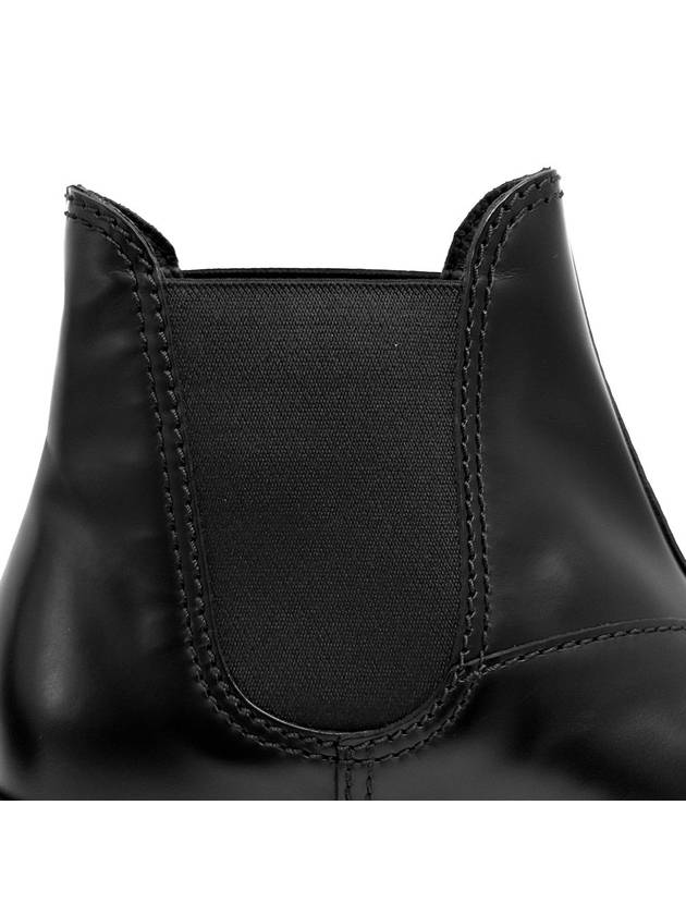 9 Men s Monolith Brushed Leather Chalcedony Boots Black - PRADA - BALAAN 8