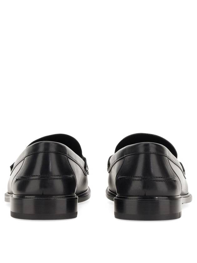 FF Square Leather Loafers Black - FENDI - BALAAN 3