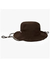 Le Bob Artichaut Cotton Bucket Hat Brown - JACQUEMUS - BALAAN 5