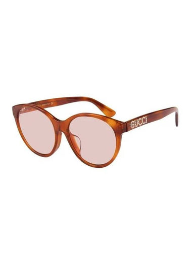 Eyewear Oval Sunglasses Pink - GUCCI - BALAAN 1