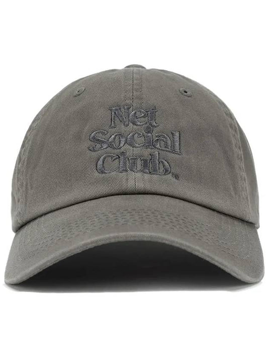 TNT LOGO WASHED CAP MOSS - NET SOCIAL CLUB - BALAAN 1