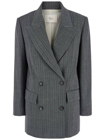 Giuggiola Striped Blazer - TELA - BALAAN 1