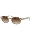 Eyewear Oval Frame Sunglasses Brown - RAY-BAN - BALAAN 1