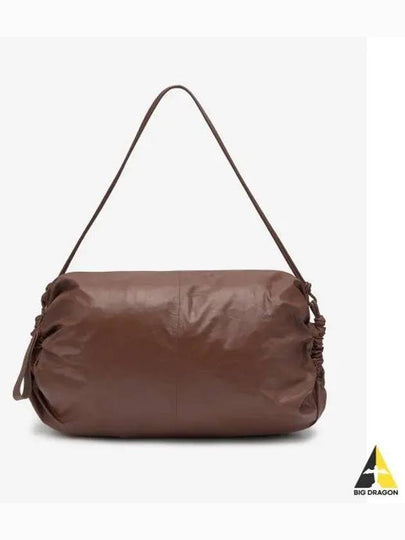 Drawstring Leather Cross Bag Brown - JIL SANDER - BALAAN 2