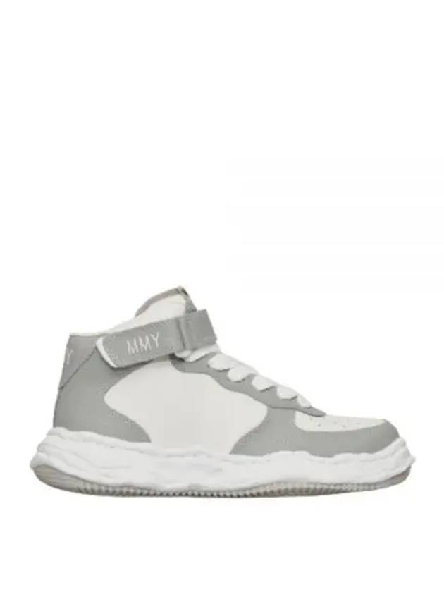 Wayne OG Sole Leather High-Top Sneakers Grey - MIHARA YASUHIRO - BALAAN 2