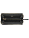 Clemence Monogram Empreinte Leather Long Wallet Black - LOUIS VUITTON - BALAAN 3