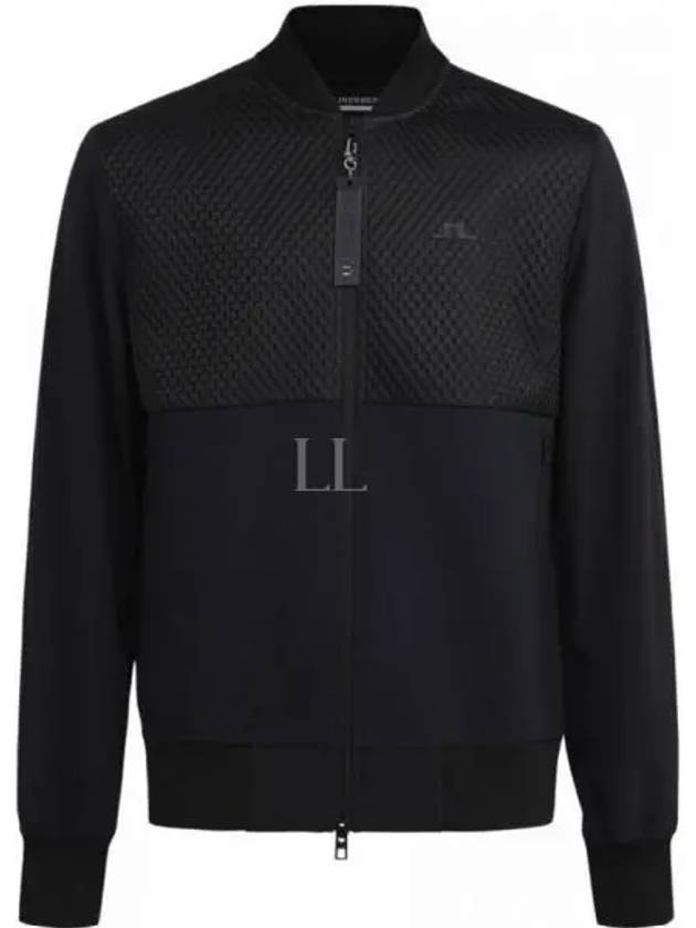 Diamond Tech Bonded Mesh Bomber Jacket Black - J.LINDEBERG - BALAAN 2