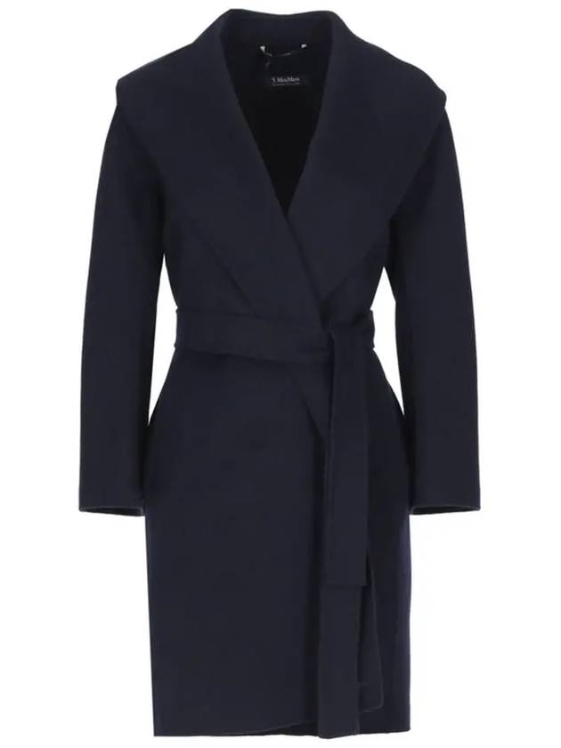 Messi Belt Wool Single Coat Black - MAX MARA - BALAAN 2