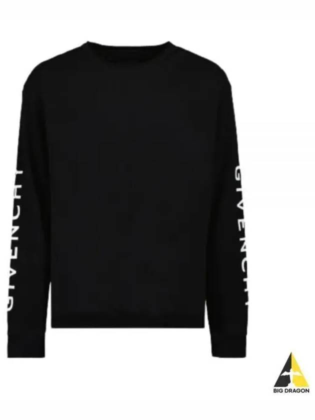 Logo Classic Fit Long Sleeve T-Shirt Black - GIVENCHY - BALAAN 2