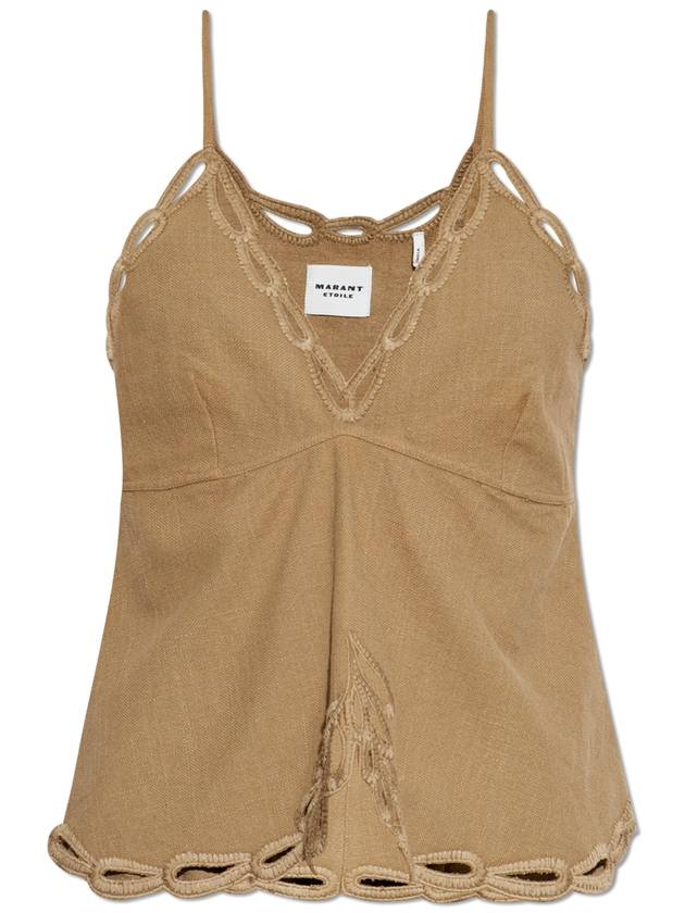 Marant Etoile Top Tomeki, Women's, Green - ISABEL MARANT ETOILE - BALAAN 1