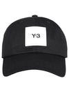 Square Logo Patch Ball Cap Black - Y-3 - BALAAN 1