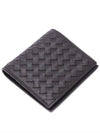 Intreciato Small Folder Half Wallet Brown - BOTTEGA VENETA - BALAAN 6