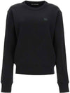 Face Patch Sweatshirt Black - ACNE STUDIOS - BALAAN 2