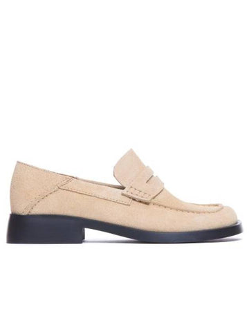 Dana Nubuck Moccasin Loafers Beige - CAMPER - BALAAN 1