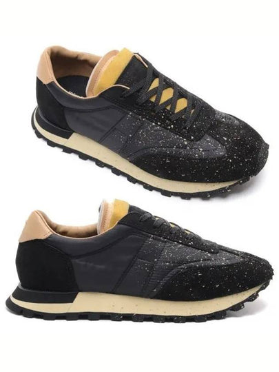 Replica Paint Runner Low Top Sneakers Black - MAISON MARGIELA - BALAAN 2