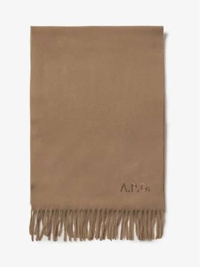 Ambroise Embroidered Muffler Camel - A.P.C. - BALAAN 2