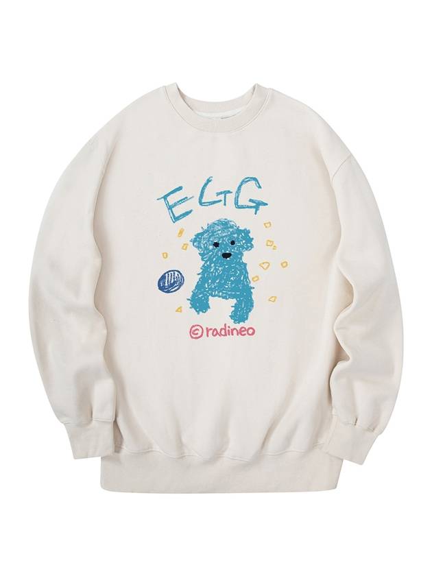 Egg Sweatshirt Cream - RADINEO - BALAAN 1