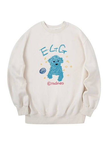 Egg Sweatshirt Cream - RADINEO - BALAAN 1