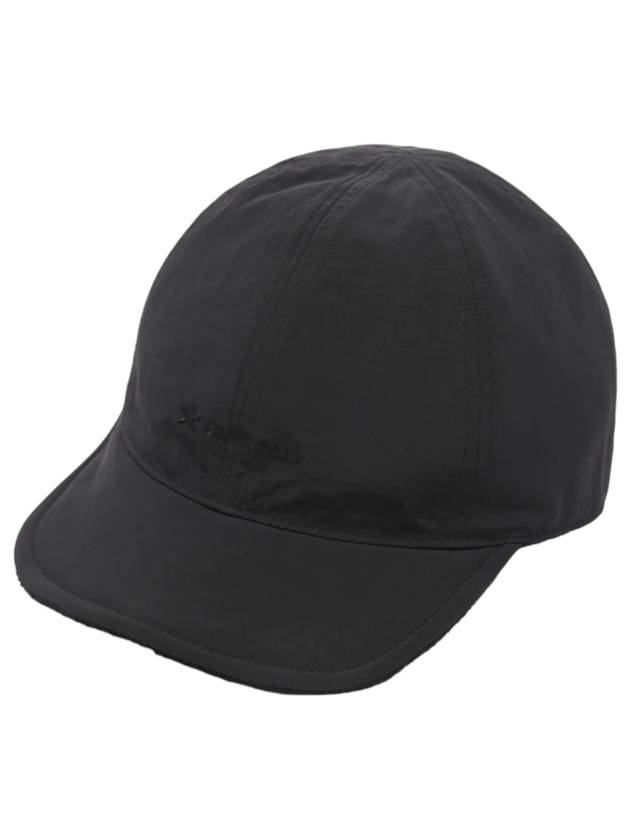 Reversible Fleece Nylon Ball Cap Black - SNOW PEAK - BALAAN 1