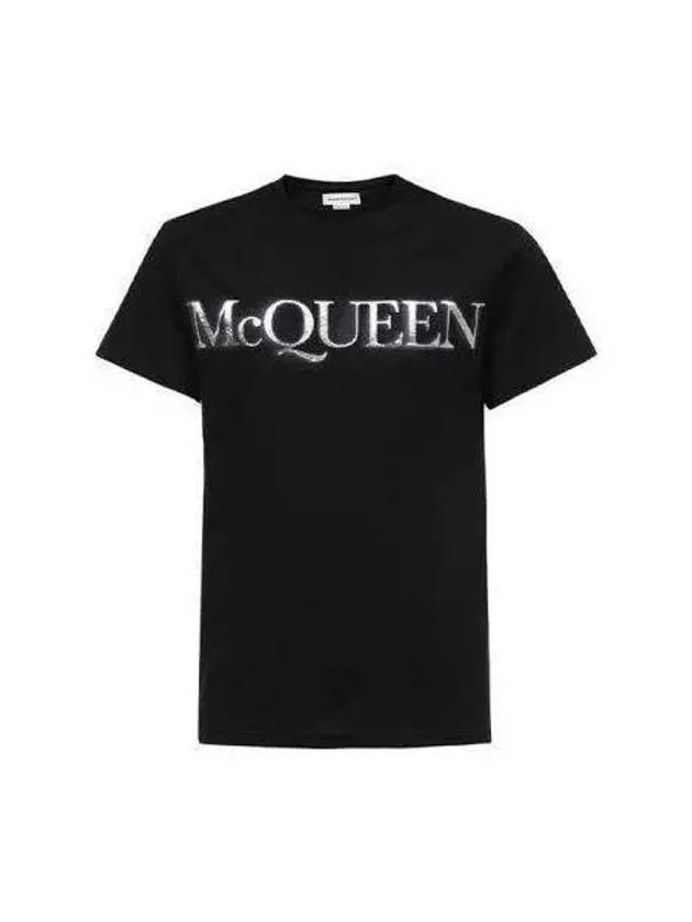 Spray short sleeve black 727266 QUZ08 - ALEXANDER MCQUEEN - BALAAN 1