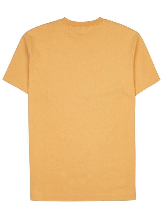 Raphia Logo Short Sleeve T-Shirt Yellow - JACQUEMUS - BALAAN 3