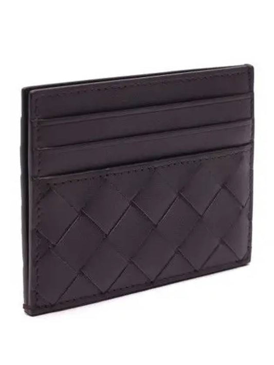 Intrecciato Leather Card Wallet Espresso - BOTTEGA VENETA - BALAAN 2