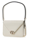 Leather Shoulder Bag Cream - VALENTINO - BALAAN 3