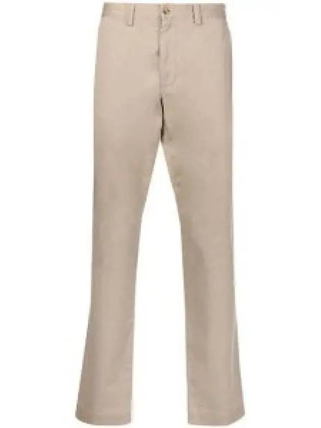 Logo Slim Fit Straight Pants Beige - POLO RALPH LAUREN - BALAAN 2