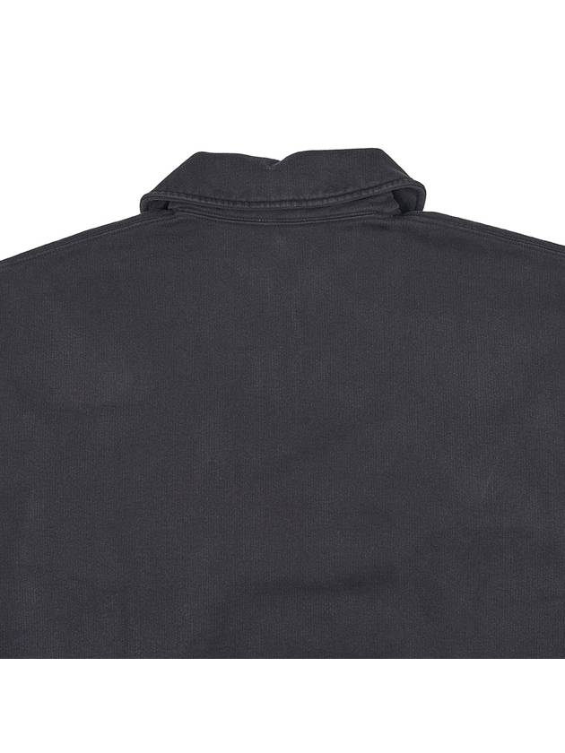 Logo Half Zip-up Oversized Long Sleeve Polo Shirt Black - DIOR - BALAAN 8