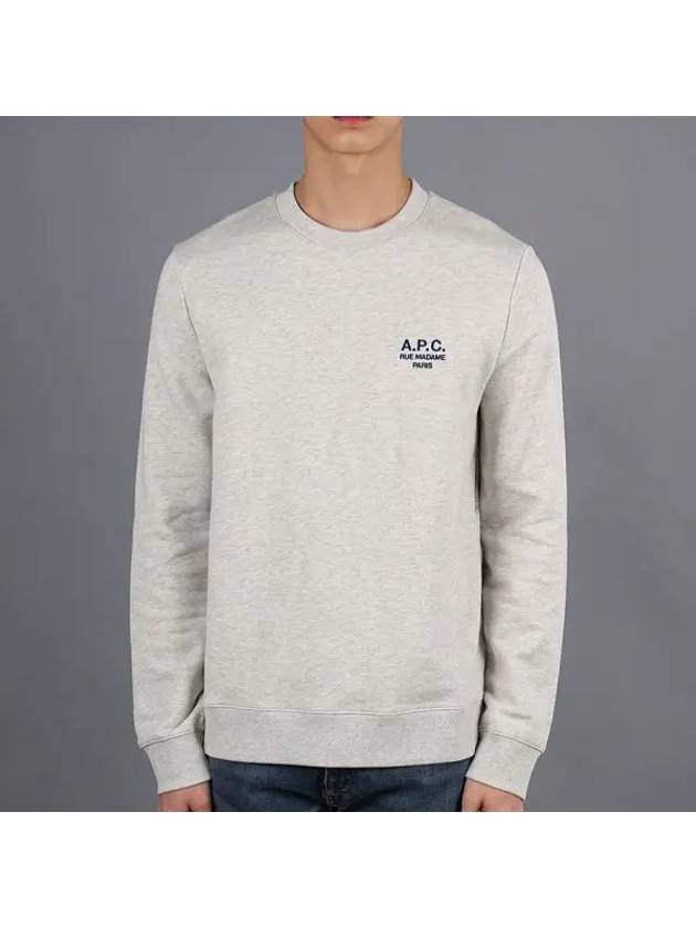 Rider Chest Small Logo Sweatshirt Grey - A.P.C. - BALAAN 2