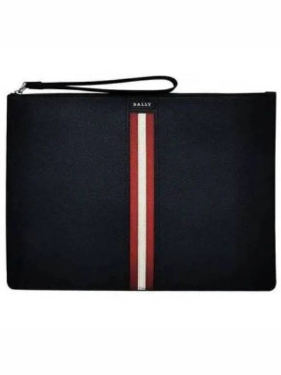 Talden Strap Clutch Bag Black - BALLY - BALAAN 2