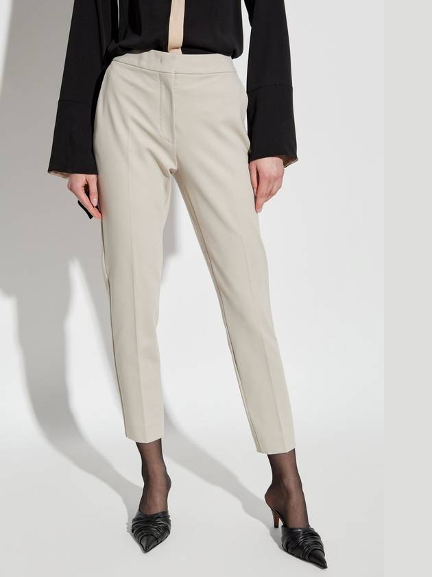 Max Mara Creased Trousers Pegno, Women's, Grey - MAX MARA - BALAAN 3