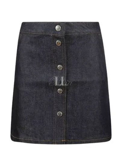 Paula Denim Mini A-Line Skirt Navy - A.P.C. - BALAAN 2