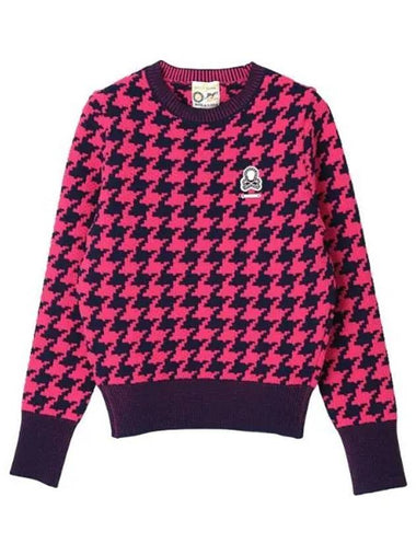 Women s Ever Dogtooth Shorty Sweater - MARK & LONA - BALAAN 1