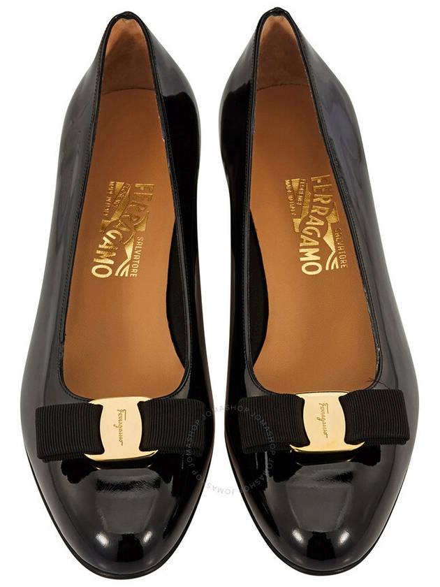 Women's Vara Bow Pumps Black - SALVATORE FERRAGAMO - BALAAN 4