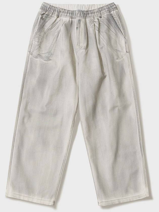 Cornmill Dirty Washing Denim Pants Ivory - FFEFF STUDIO - BALAAN 5