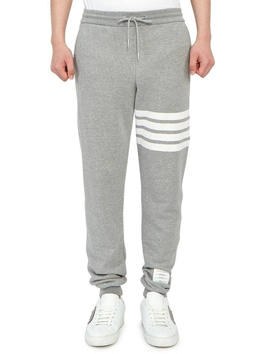 Men's Classic Loopback Engineered 4-Bar Sweatpants Light Grey - THOM BROWNE - BALAAN 2