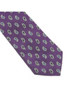 Paisley Jacquard Silk Tie Purple - ETRO - BALAAN 6